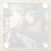 Levenslot van het Hurling Glazen Onderzetter (Achterkant)