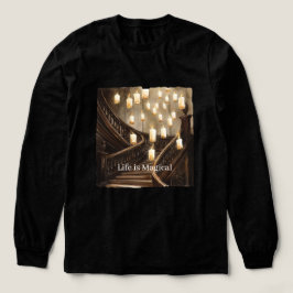 Levensmagische Kaarsentrappen Tri-Blend Shirt