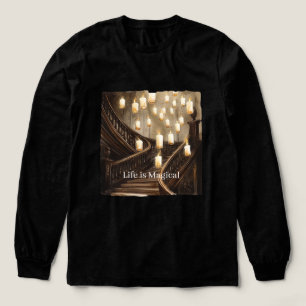 Levensmagische Kaarsentrappen Tri-Blend Shirt