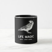 Levensmagische kraaien mok (Midden)