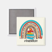 Levensmagneet van de leraar magneet (Voorkant / Achterkant)