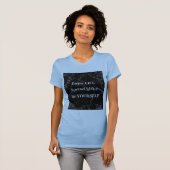Levensmantra t-shirt (Voorkant volledig)