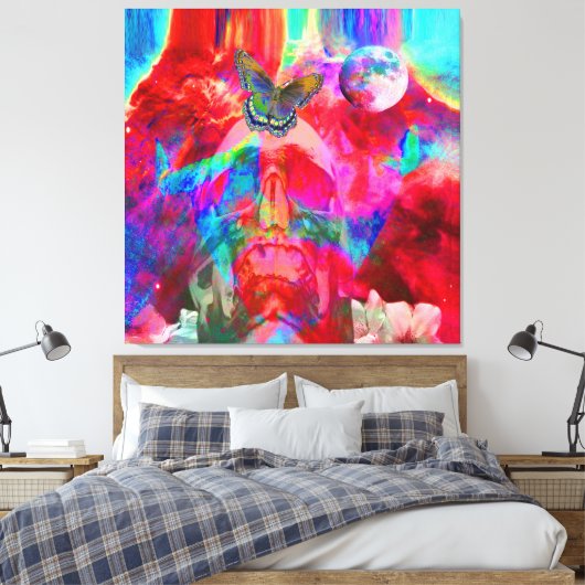 Levensmetamorfose Canvas Afdruk (Insitu (Slaapkamer))