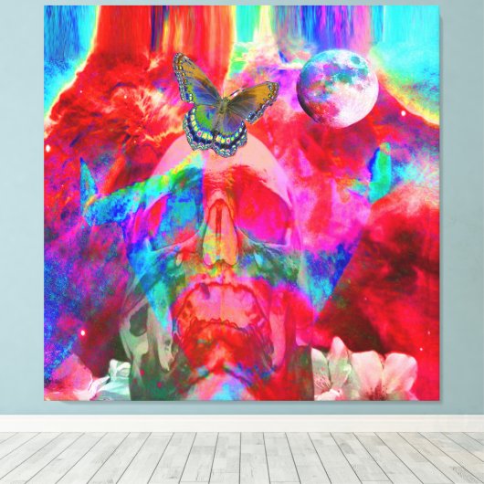 Levensmetamorfose Canvas Afdruk (Insitu (Houten vloer))