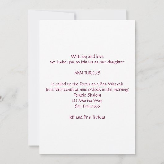 LEVENSMIDDEL KAART (Achterkant)