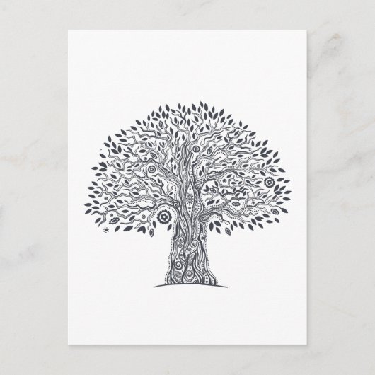 Levensmiddelboom Briefkaart (Voorkant)