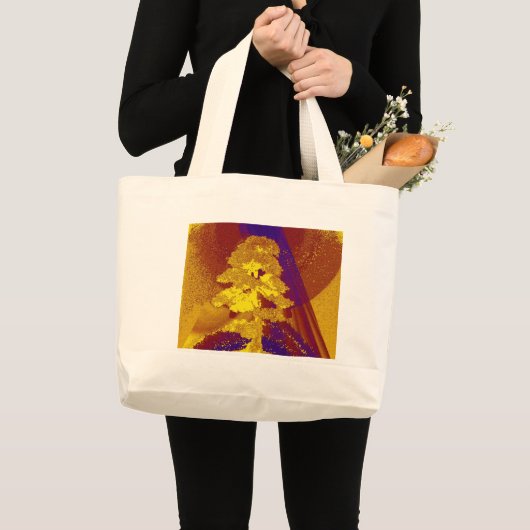 Levensmiddelboom Grote Tote Bag (Voorkant (product))