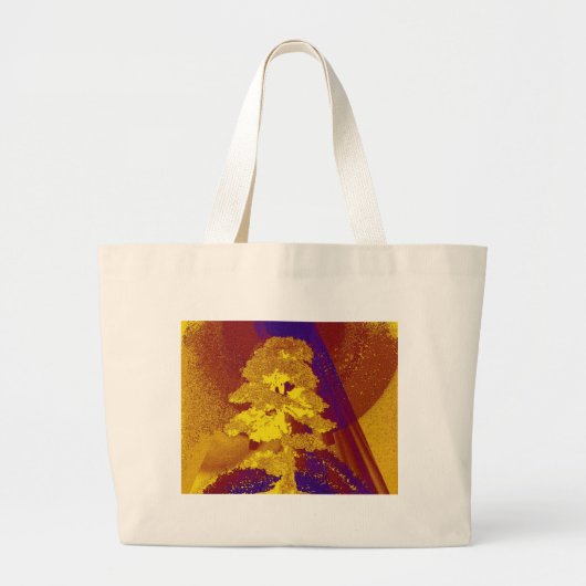 Levensmiddelboom Grote Tote Bag (Voorkant)
