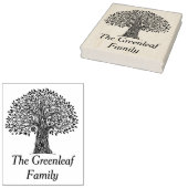 Levensmiddelboom Rubberstempel (Gestempeld)