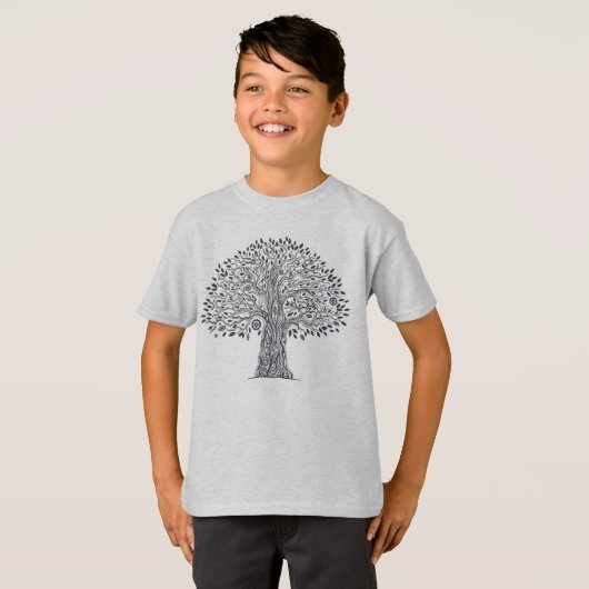Levensmiddelboom T-shirt (Voorkant volledig)