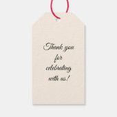 Levensmiddelen Cadeaulabel (Achterkant)