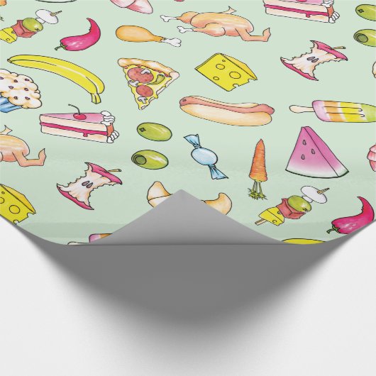 Levensmiddelen Cadeaupapier (Hoek)