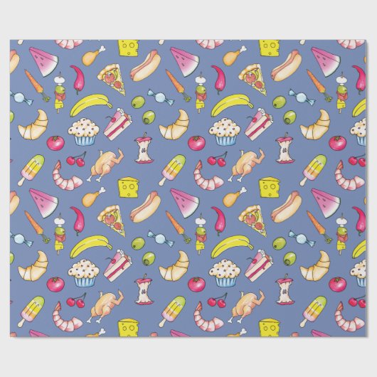 Levensmiddelen Cadeaupapier (Vlak)