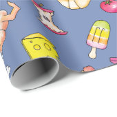 Levensmiddelen Cadeaupapier (Rol Hoek)