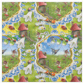 LEVENSMIDDELEN EN BUTTERFLIES STOF (Swatch)
