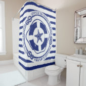 Levensmiddelen en zeeduivel douchegordijn (In situ)