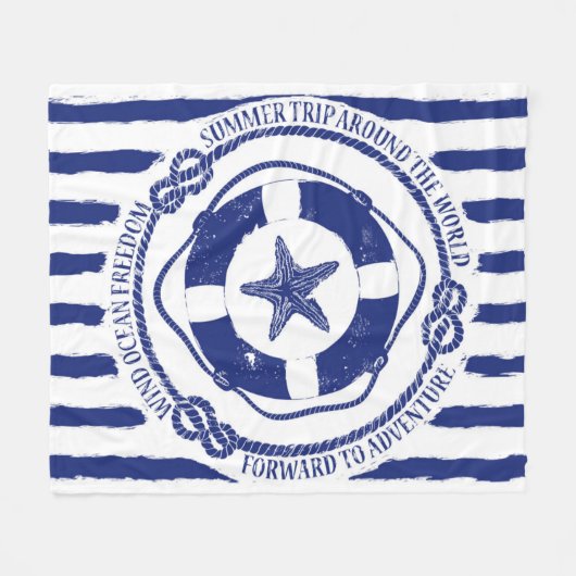 Levensmiddelen en zeeduivel fleece deken (Voorkant (Horizontaal))