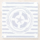 Levensmiddelen en zeeduivel glazen onderzetter (Achterkant)