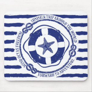 Levensmiddelen en zeeduivel muismat