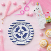 Levensmiddelen en zeeduivel papieren bordje (Feest)