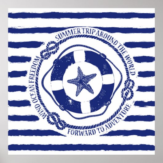 Levensmiddelen en zeeduivel poster (Voorkant)