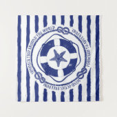 Levensmiddelen en zeeduivel wandkleed (Voorkant)