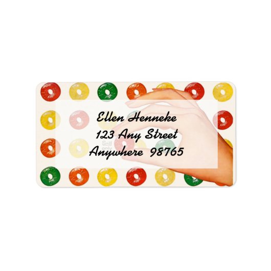 Levensmiddelen Etiket (Voorkant)