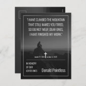 Levensmiddelen Feestdagenkaart (Voorkant / Achterkant)