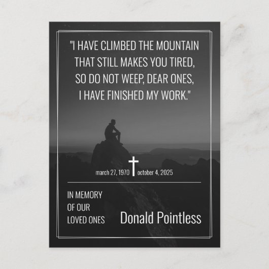 Levensmiddelen Feestdagenkaart (Voorkant)