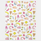 Levensmiddelen Fleece Deken (Voorkant)