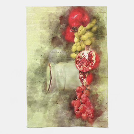 Levensmiddelen in de sector groenten en fruit theedoek (Verticaal)