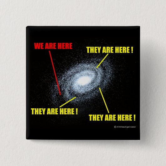 Levensmiddelen in Galaxy Vierkante Button 5,1 Cm (Voorkant)