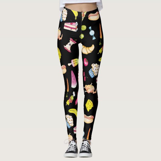 Levensmiddelen Leggings (Voorkant)