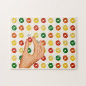 Levensmiddelen Legpuzzel (Horizontaal)