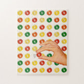 Levensmiddelen Legpuzzel (Verticaal)