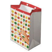 Levensmiddelen Medium Cadeauzakje (Voorkant Gekanteld)