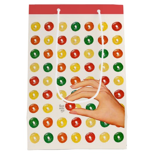 Levensmiddelen Medium Cadeauzakje (Achterkant)