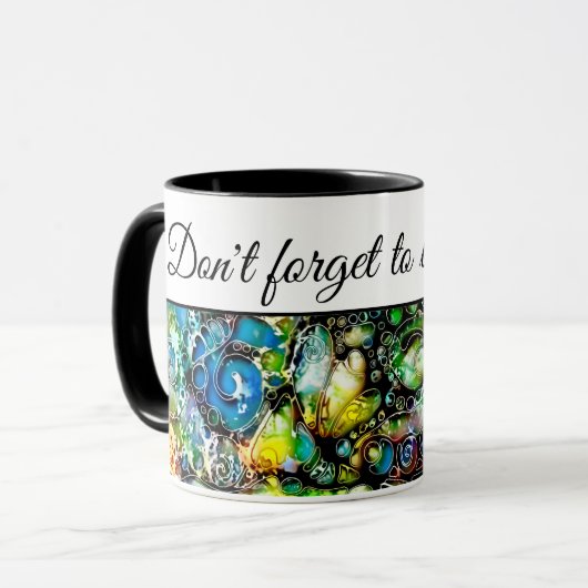 Levensmiddelen - neurografische artikelen 7 mok (Voorkant links)