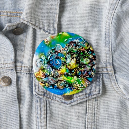 Levensmiddelen - neurografische artikelen 7 ronde button 4,0 cm (In situ)