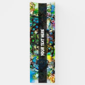 Levensmiddelen - neurografische artikelen 7 spandoek (Verticaal)