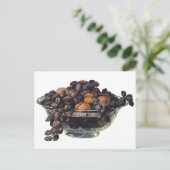  levensmiddelen, noten en amandelen, vruchten en n briefkaart (Staand voorkant)