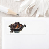 levensmiddelen, noten en amandelen, vruchten en n etiket (Insitu)