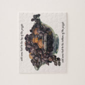  levensmiddelen, noten en amandelen, vruchten en n legpuzzel (Verticaal)