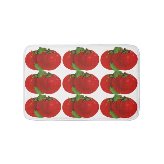 levensmiddelen, organisch rood ripe tomato badmat (Voorkant)