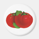  levensmiddelen, organisch rood ripe tomato magneet (Voorkant)