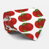  levensmiddelen, organisch rood ripe tomato stropdas (Opgerold)