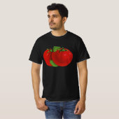  levensmiddelen, organisch rood ripe tomato t-shirt (Voorkant volledig)