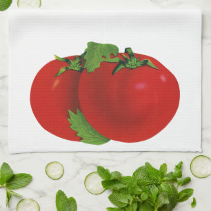  levensmiddelen, organisch rood ripe tomato theedoek