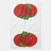  levensmiddelen, organisch rood ripe tomato theedoek (Verticaal)