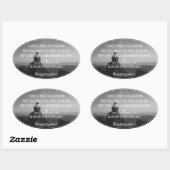 Levensmiddelen Ovale Sticker (Vel)